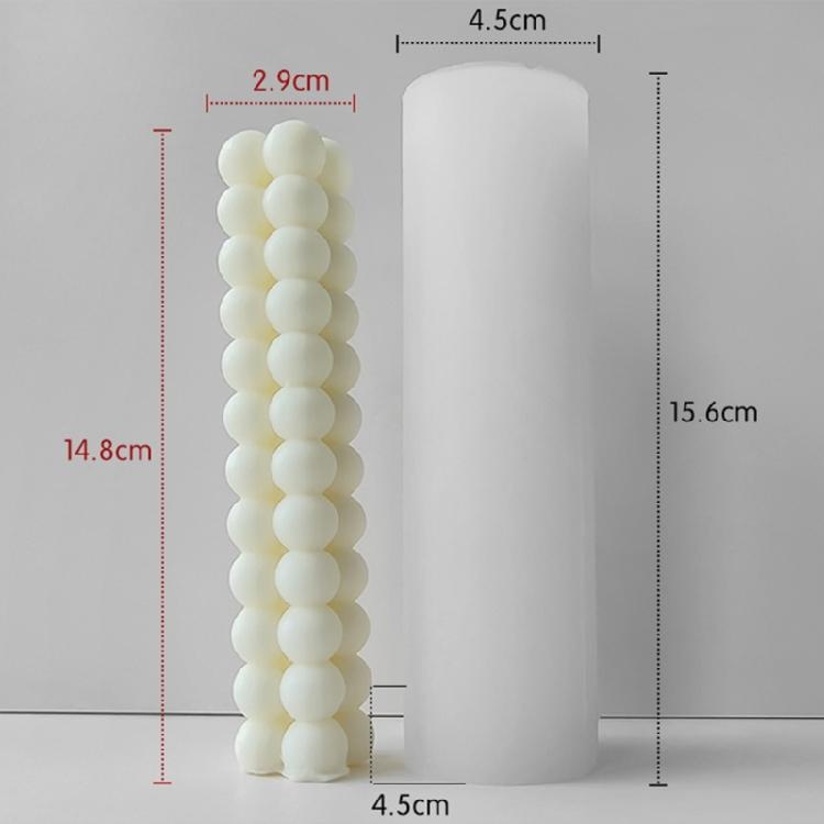 Stampo per Candele a Pilastro Unico Facile da Sformare per Candele, Sapone, Gesso, Artigianato Fai da Te