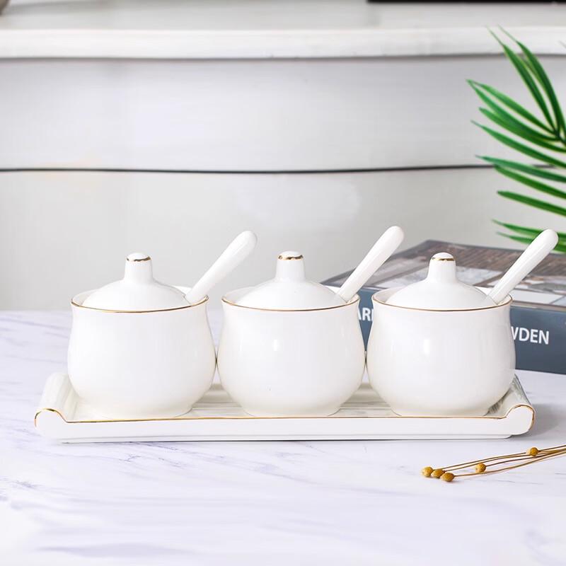 Ceramic Seasoning Jar with Lid