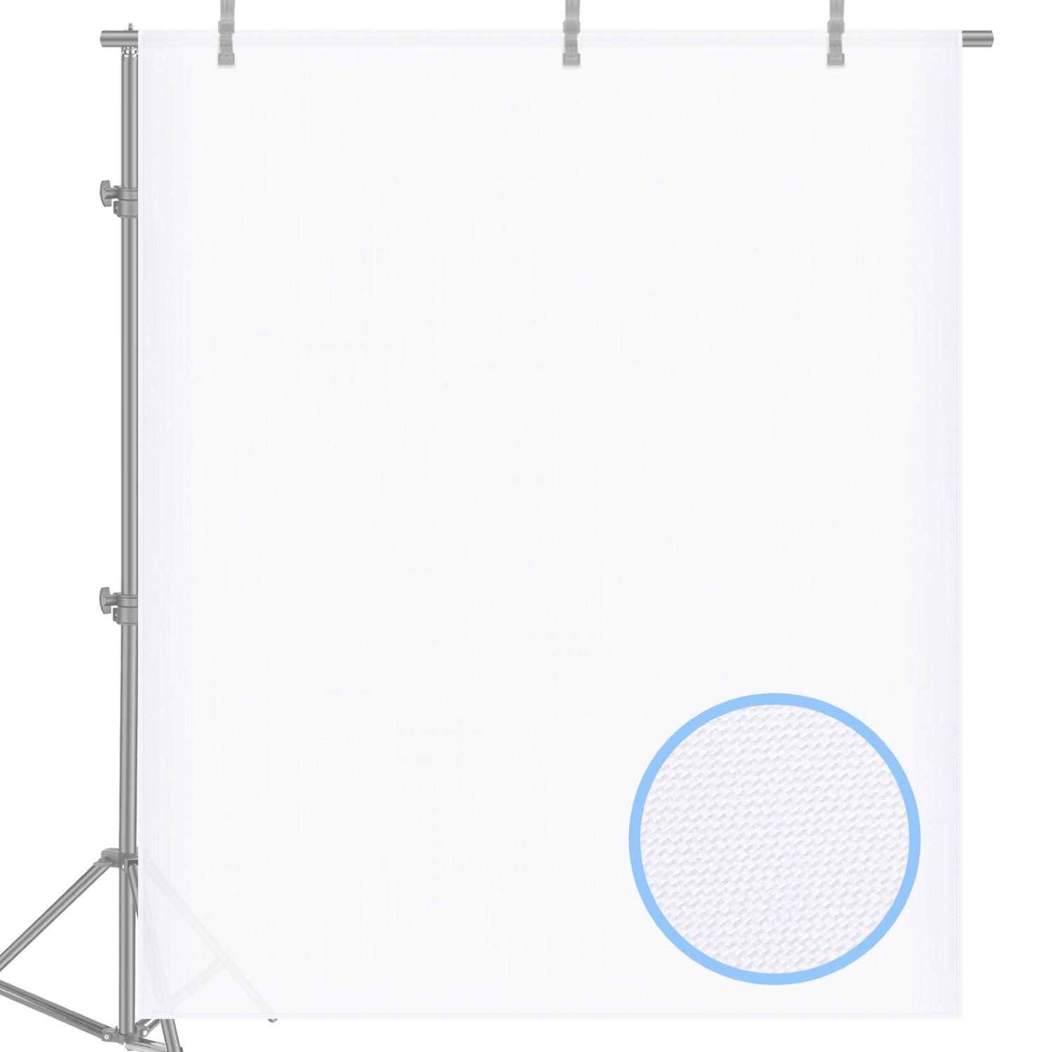 

Neewer 12x5 feet/3.6x1.5 meters Nylon Silk White Seamless Diffusion Fabric for Photography Softbox, Light Tent and DIY Lighting Modifier