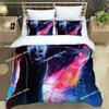 Japanese Fashion Anime Digital Beding Set Printed Bed Linen Set With Pilowcase Bed Soft Duvet Cover Single Double Quen Super King-Sized Dimensionsd