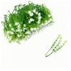 Plastic Baby's Breath Bouquet with Grass - Floral Decoration Materials for Student Crafts
