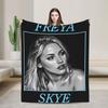 Freya Skye Vintage Fan Warm Blankets Casual Travel Car Bedding Throws Couch Bed Flannel Bedspread Sofa Bed Cover