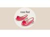 2025 Winter Bow Flower Crystal Chunky Heel Princess High Heels for Girls