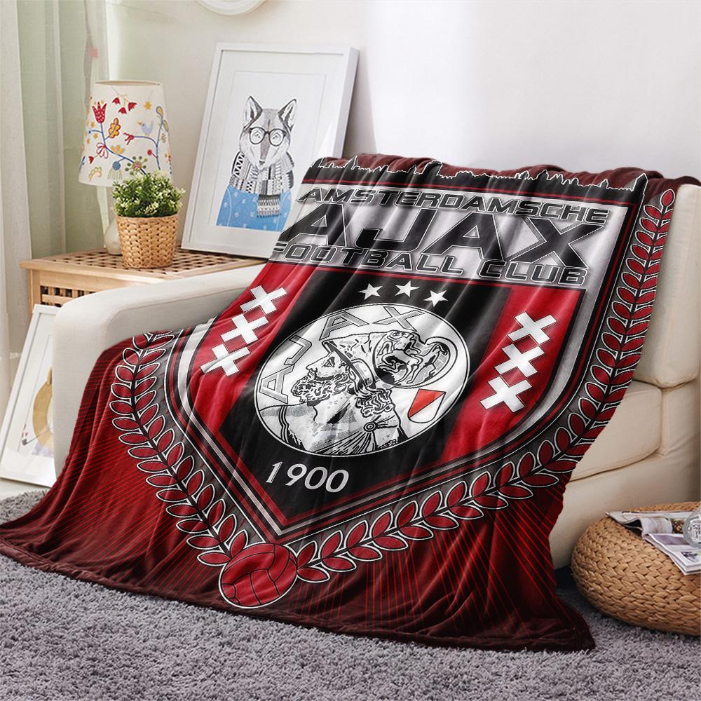 AFC Ajax poster  FlAannel Blanket, High quality Comfortable for All Seasons, Home Decor, Warmth and Comfort