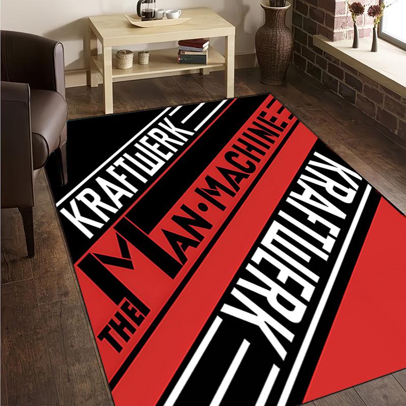 1PC Kraft-werk Carpet Floor mat, Anti-slip mat Chair rug For livingroom,Bedroom, doormat home decor Gift Christmas Gifts