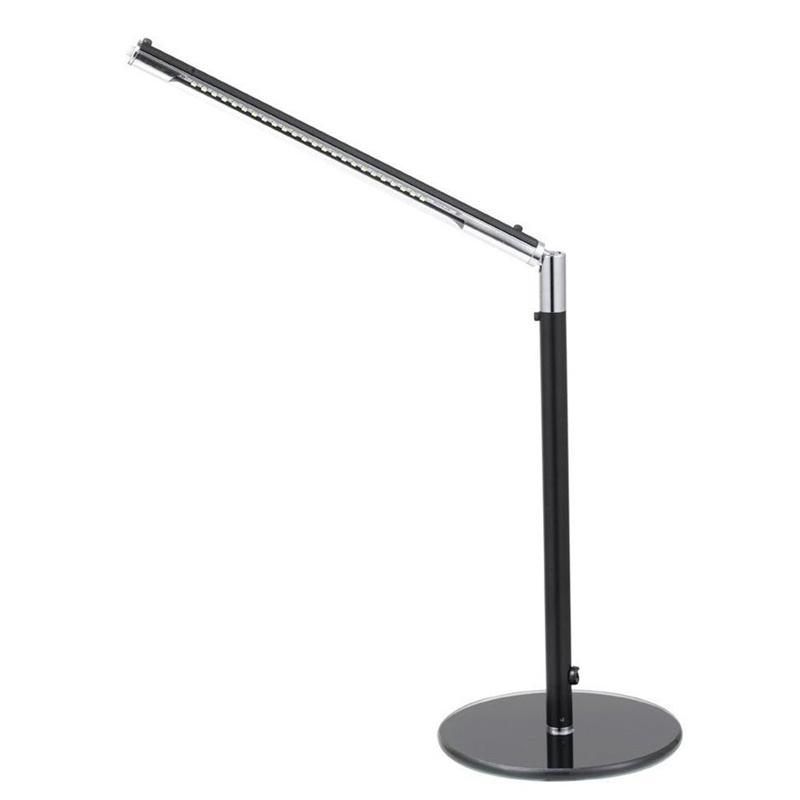Simple Aluminum Alloy Folding LED Eye Protection Table Lamp OfficeStudy Bedroom Desk Student Dormitory Creative Plug-in DeskLamp