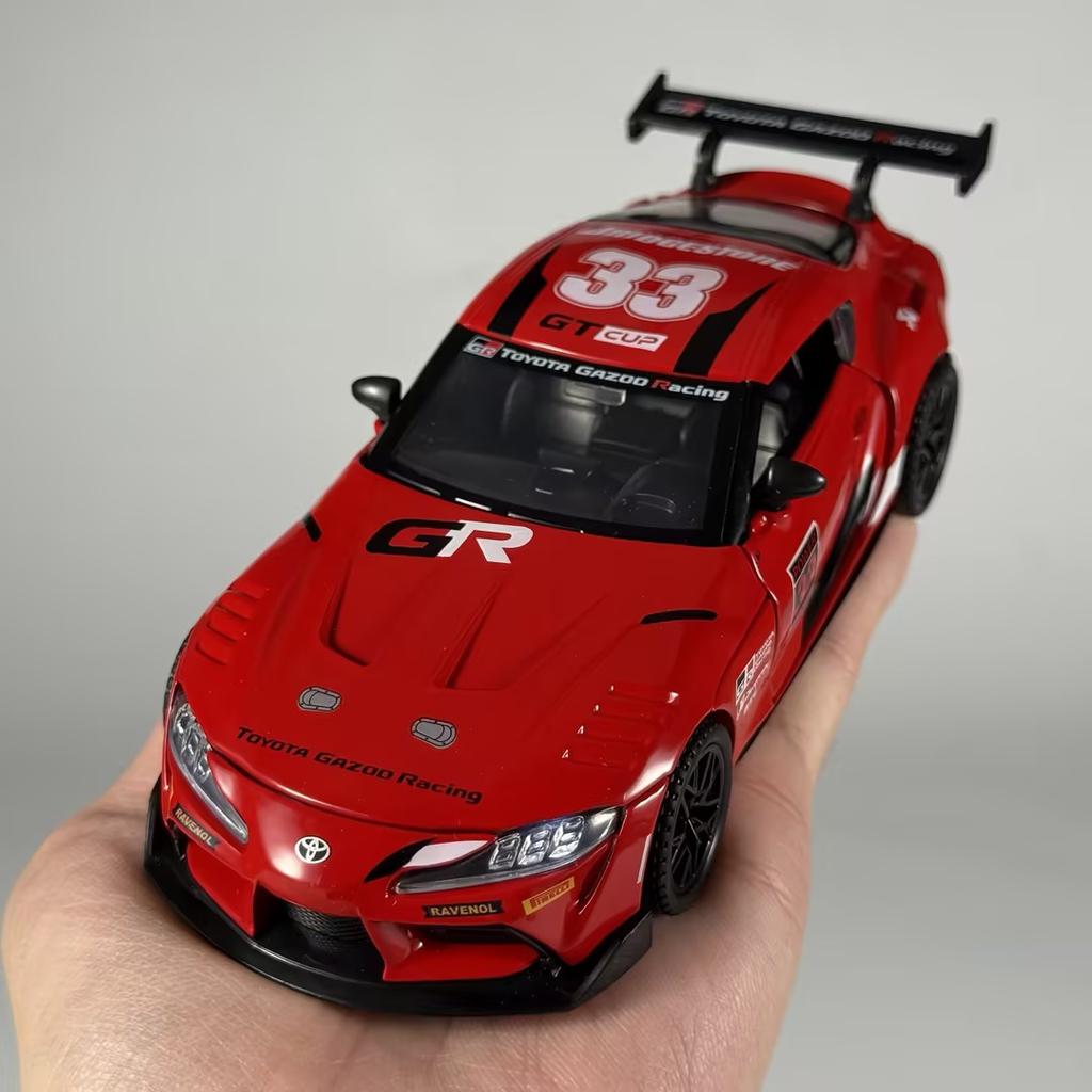 1:32 Toyota Supra GT4 GR Track Version Supercar Alloy Metal Diecast Model Car Home Trendy And Desktop Display Ornaments Birthday