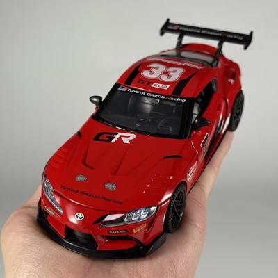 1:32 Toyota Supra GT4 GR Track Version Supercar Alloy Metal Diecast Model Car Desktop Display Collectible Ornament Holiday Gifts