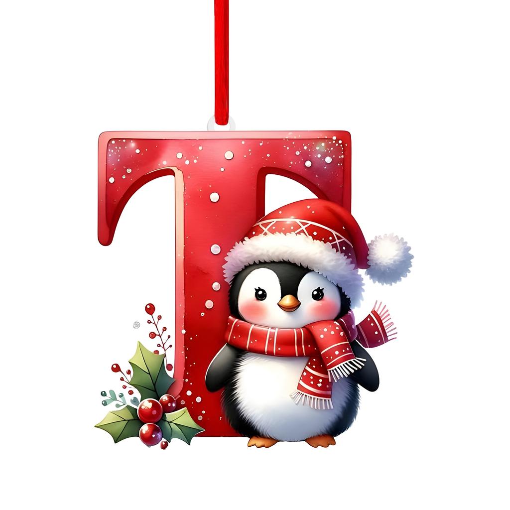 26 Letter,Christmas,Ornaments,Acrylic,1
