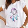 New Version Regular Short Sleeve Heart Print T-Shirt Women's Casual Short Sleeve T-Shirt women clothes