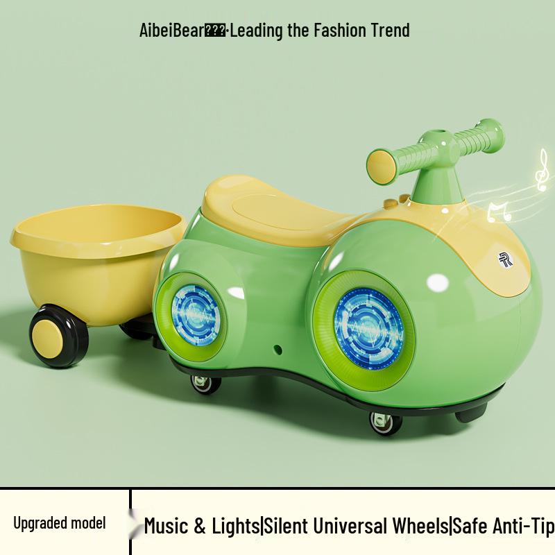 Celebritami schválené chodítko a balanční kolo pro miminka: Tiché, protipádové twist auto pro děti ve věku 1-3 roky