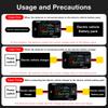 Electric Energy Power Meter KWS-DC26 DC8-80V Voltage Tester LED Voltmeter Ammeter Battery Charging Detector XT60 XT90 Plug