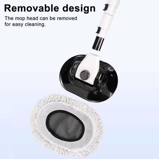 Car Wash Brush Adjustable Length 90 Degree Rotation Retractable Microfiber