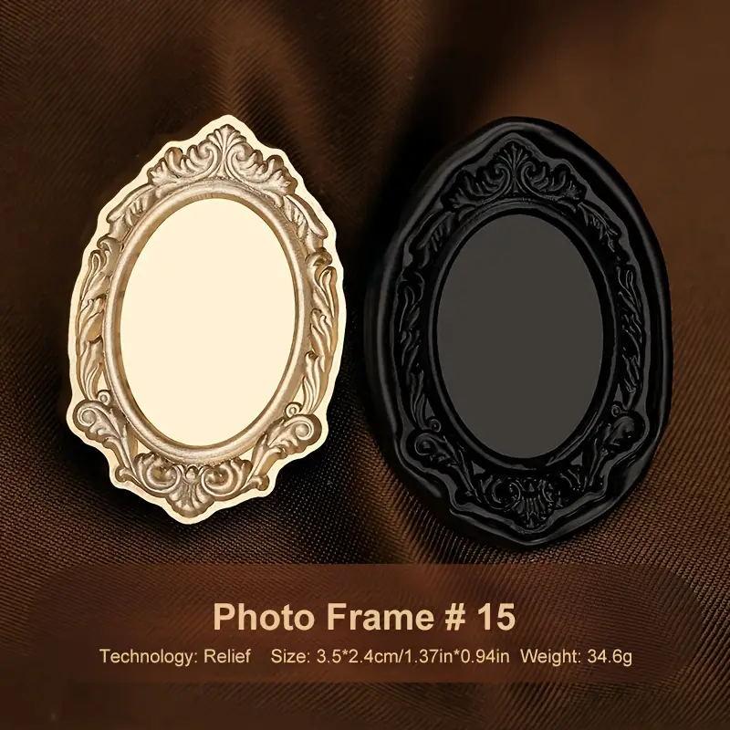 

новинки 3D фоторамка сургучные печати тонкое тиснение латунная головка для поздравительных открыток подарков блокнотов и конвертов