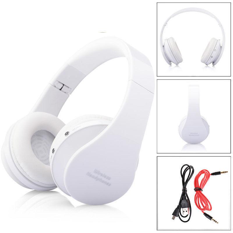 Folding Wireless Headset Bluetooth Stereo Headphones Earphone For Iphone
