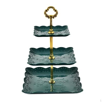 Stojan na muffiny, třípatrový servírovací tác, víceúčelový stojan na dezertní dorty na Halloween