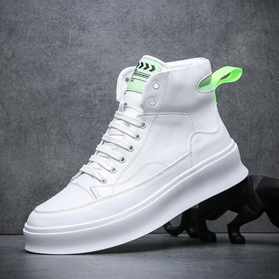 Men's Shoes High-top Casual White Versatile Men's Shoes Fashion Trend Shoes European Goods Tide Wenzhou Live Broadcast
