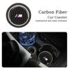 2025 Hot 2PCS Car Interior Coaster Water Cup Mat Waterproof Pad For M Performance 1 2 3 4 5 7 Series X2 X3 X4 X5 X6 X7 M2 M3