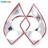 For Chevrolet Aveo Sonic Hatchback 2011 2012 2013 Chrome Rear Tail Light Lamp Cover Trim Taillight Frame Trims Car Accessories