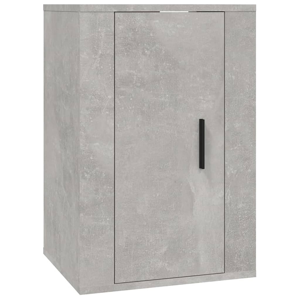 2 Piece TV Cabinet Set Concrete Grey Particleboard