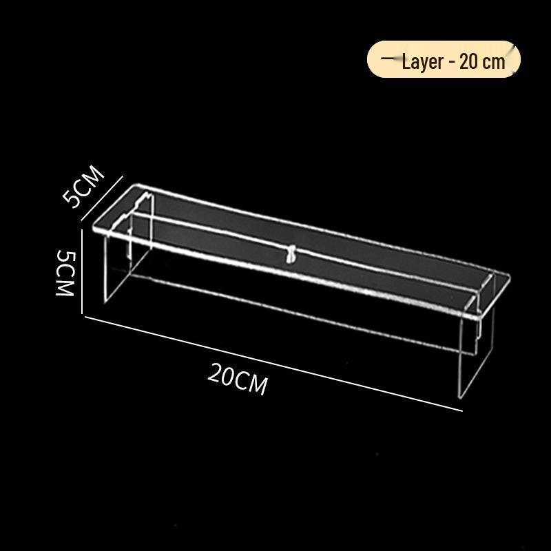 Transparent Multilayer Acrylic Display Stand for Figurines and Dolls
