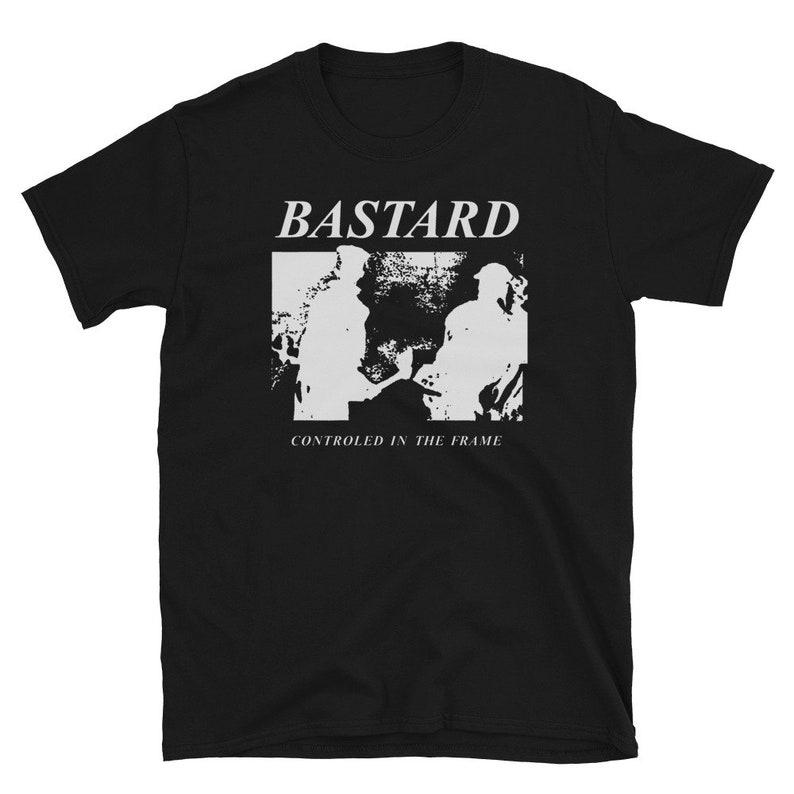 

230 Gsm 100% Cotton Bastard Controlled In The Frame Shirt 3XL чорний