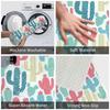 Colorful Cactus Floral Front Door Mat Anti-Slip Indoor Waterproof Cacti Succulents Doormat Garden Garage Entrance Rug Carpet