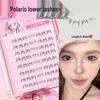 Self-Adhesive Natural Fishtail False Eyelashes - Beginner-Friendly, No Glue Needed, Wide Band