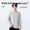 MINISO Men's Waffle Knit Long Sleeve T-Shirt