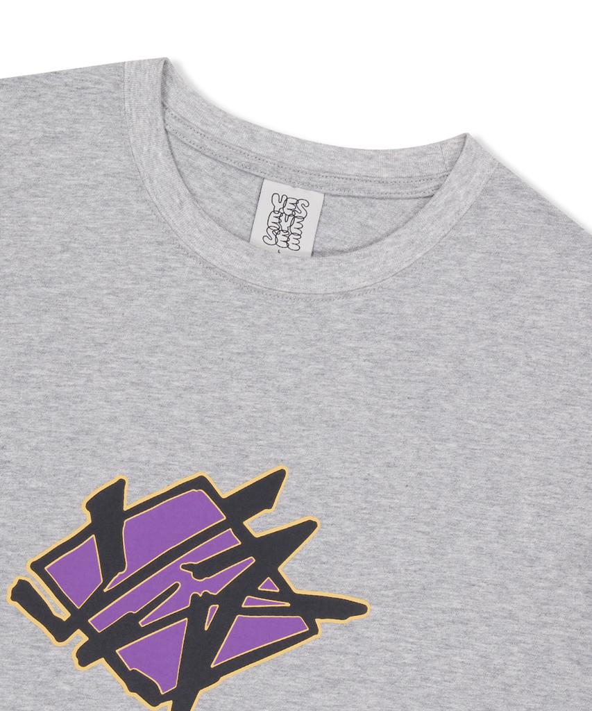 YESEYESEE Y.E.S Sign Tee Grey