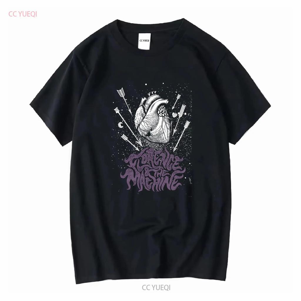 Florence And The Machine Tričko Vintage Texty z alba vintage Opraný top Pro každodenní nošení Měkký Pohodlný Ležérní Mírně