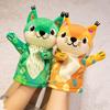 Movable Mouth Animal Hand Puppet Squirrel Hand Finger Story Puppet Interactive Toy