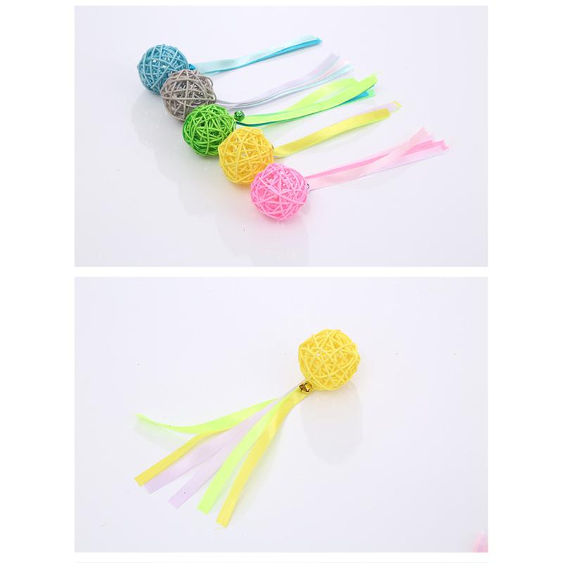 Cat Funny Balls Toy With Bells Colourful Interactive Toy Squeaky Toy Pet Products Cat Accessories