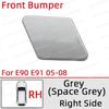 2pcs Space Grey Headlamp Washer Cover for BMW 3 series E90 E91 2009-2012
