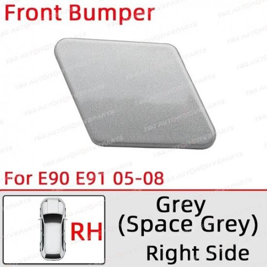 2pcs Space Grey Headlamp Washer Cover for BMW 3 series E90 E91 2009-2012