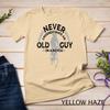 Never Underestimate An Old Guy On A Bicycle Cycling T-Shirt Unisex T-shirt