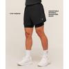 Gymshark Running 4  2in1 Shorts Black A3b9p Bb2j