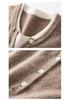Stylish Women's Faux Two-Piece Cashmere Knit Sweater - Loose, Slimming, Versatile Pullover