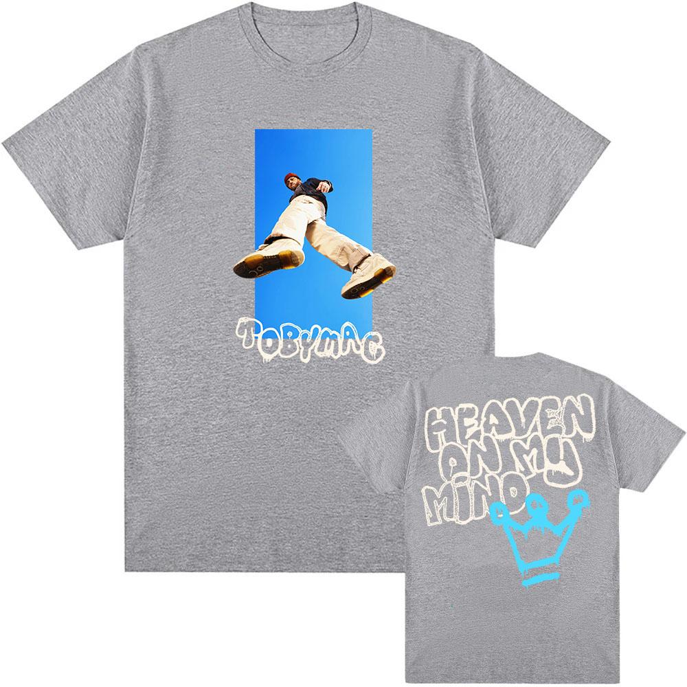 TOBYMAC Heaven on My Mind Tee Unisex Streetwear Singer Fashion Graphic Printing T-shirt Short Sleeve Cotton T Shirt