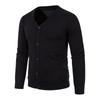 Pullover Herren Casual Einfarbig Strickjacke Strickpullover Dünne Strickjacke Jacke