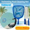 Red Profesional para Piscina de Trabajo Pesado, Skimmer Grande para Hojas de Piscina, Diseño de Cuchara de Boca Ancha para una Limpieza de Piscina más Rápida