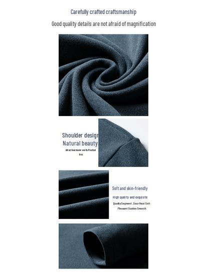 Men's Self-Heating Double-Sided Fleece Half-High Collar Sweatshirt - 2025 Autumn/Winter New Style Base Layer