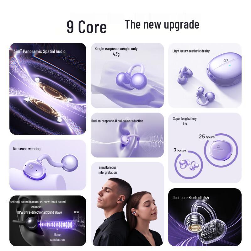 XiaoDu G108 Youth Smart Clip-On Bluetooth Headphones