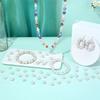 AAAF 200Pcs 10Mm White Rhinestone Beads For Bracelet Disco Balls Beads Bling Sparkly Beads White Beads For Jewelry Making