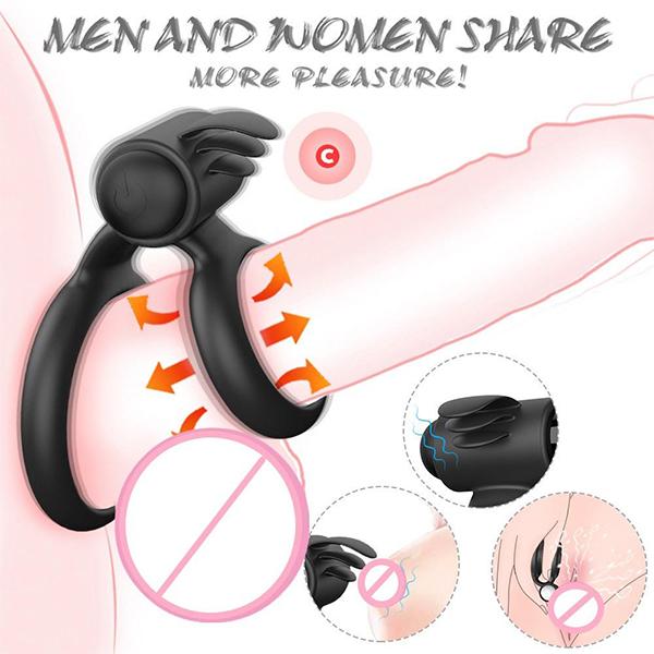 Bullet Vibrating Cock Ring Sex Toy For Male Penis Ring