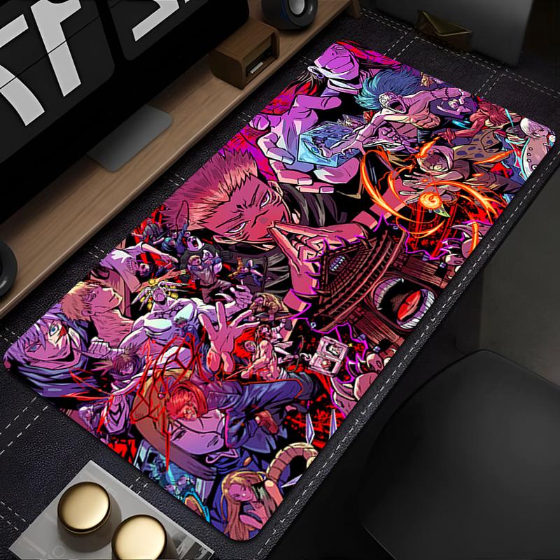 Alfombrilla de Ratón Ordenador Nuevas Alfombrillas de Ratón Alfombrilla de Teclado Alfombrilla de Ratón Gamer Suave Alfombra de Oficina para PC Mesa Jujutsu Kaisen Sukuna Alfombrilla de Escritorio