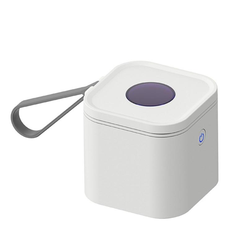Portable Pacifier Sterilizer Case UVC Light Cleaning Box Convenient Type C Rechargeable for Denture Straw Nipple 1