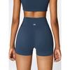 American Oiob Nude Feel Yoga Shorts Women Tight High Waist High Elastic Buttock Lifting Peach Sports Running Fitness Three Pants