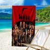 Proof Beach Towel with a Red Dead Redemption Pattern - Soft,absorbent,quick-drying,machine Washable - Perfect for Swimming,camping,bathing