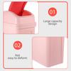 Thick Plastic Large Capacity Swing Lid Trash Can Household Garbage Bin Kitchen Bathroom Waste Disposal Nursery Trash Can
